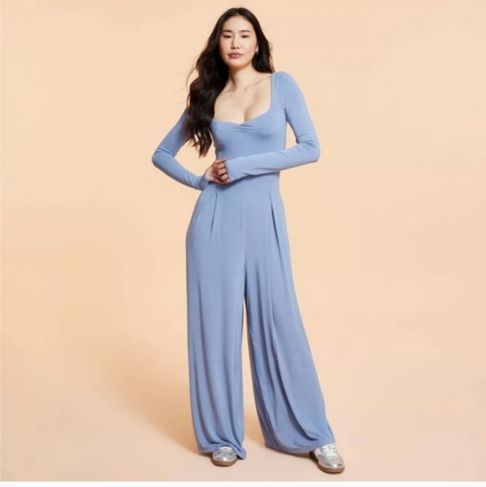 Blogilates Blue Sweetheart Jumpsuit